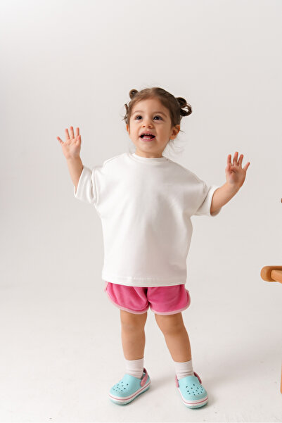elibaby %100 Pamuk Oversize Bebek Çocuk T-Shirt