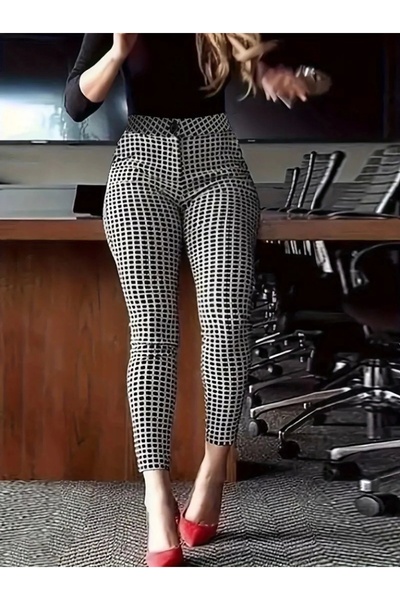 Cbm Women's High Waist Patterned Diving Pants