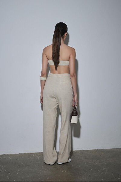 Suud Collection Melia Natural Linen Bra