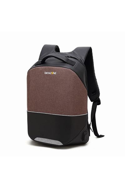 Datazone Backpack Bag DZ-BP08S ( Brown )