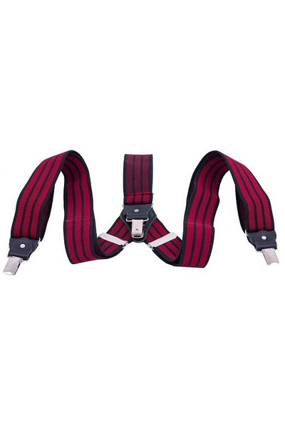 Toro Nero Red Lines men's suspenders
