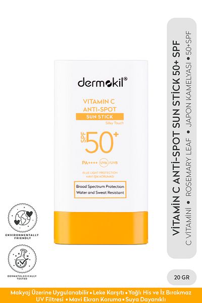 Dermokil Vitamin C Anti-Spot Sun Stick 50+ Spf Anti-Spot Stick Sunscreen