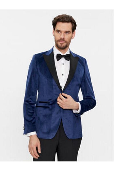 Karl Lagerfeld Jachetă bărbătească 155270-541009 Albastru marin