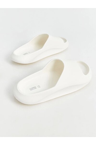 LC Waikiki LCW STEPS Beyaz Tek Bantlı Kadın Terlik