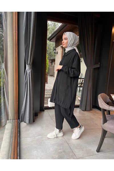 buhu butik Viscose Sports Set
