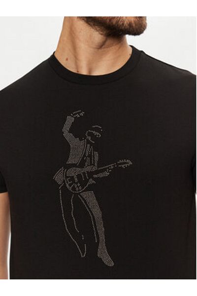 Karl Lagerfeld Men's T-Shirt 755089 551225 Black