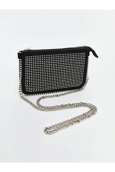 LC Waikiki Lcw Accessories Black Stone Women's Shoulder Bag