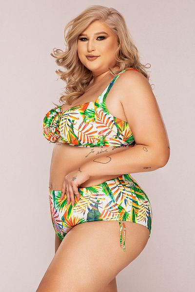 Lush Fashion Costum De Baie Din Doua Piese Roz