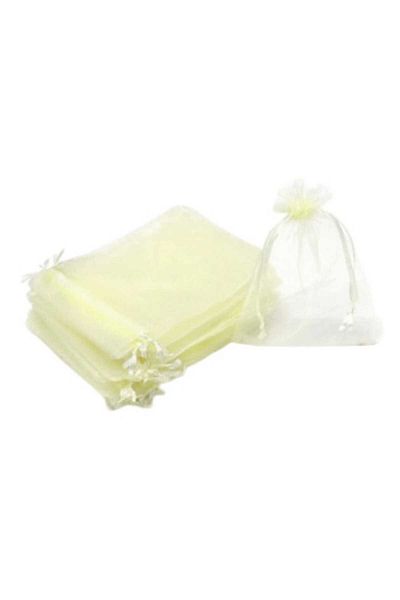 Party and Story Chiffon bag made of organza fabric, 12 pieces, sugar balloon