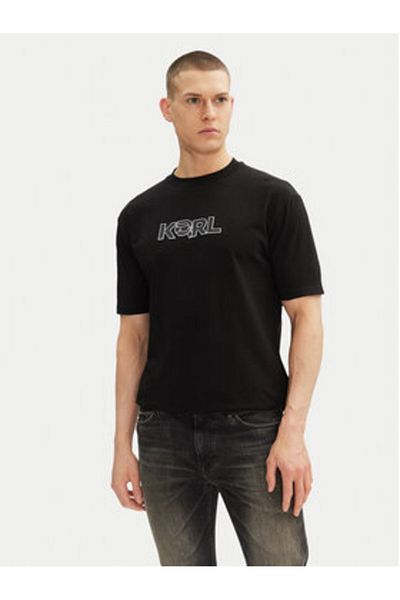 Karl Lagerfeld Men's T-Shirt 755156 552235 Black