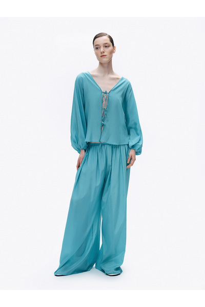 Nocturne Boncuk İşlemeli Gömlek