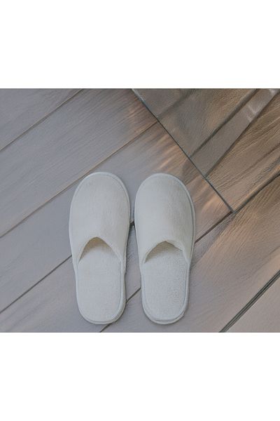 Gentelle Luxury Hotel-Quality Coral Closed Toe Slipper - 3 Pairs