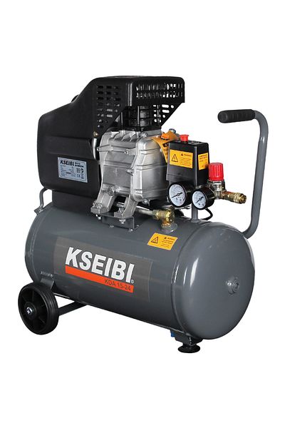 kseibi KDA15-24 Air Compressor, with its 24L capacity, 2HP motor, and 1500W power rating