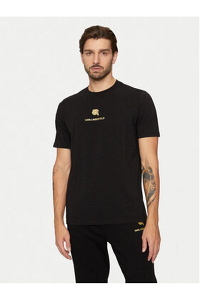 Karl Lagerfeld Men's T-Shirt 755461 551235 Black