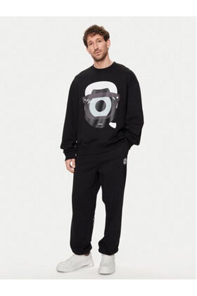 Karl Lagerfeld Mens Sweatshirt 705098 542930 Black