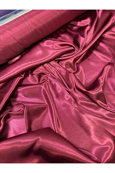 fema aksesuar قماش ستان لون عنابي 150×100 سم