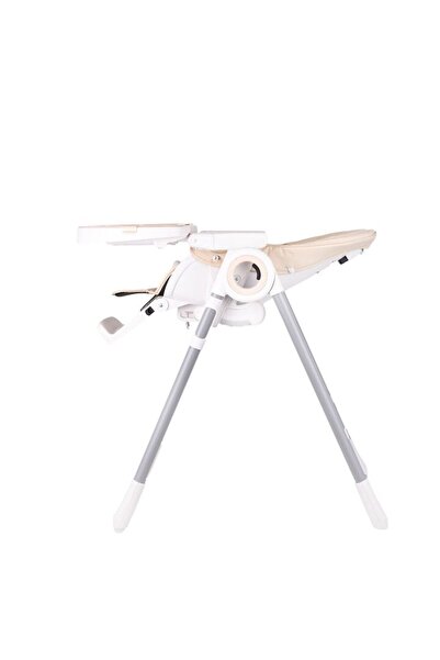 BUF BOOF Καρέκλα τραπεζαρίας X-6 BUF BOOF, 4 θέσεις ανάκλισης έως 180 μοίρες, ρυθμιζόμενη σε 7 θέσεις ύψους, Κρεμ