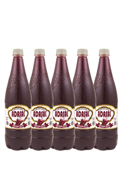 adaşal 5 Adet 1'er Litre Acılı Şalgam Suyu (Toplam 5 Litre)