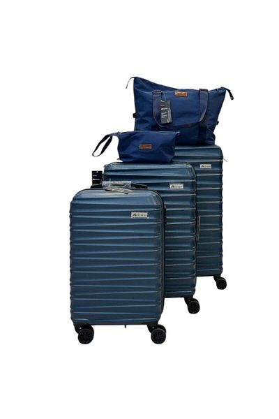 Generic 5-piece travel bags, excellent, anti-break, dark blue color