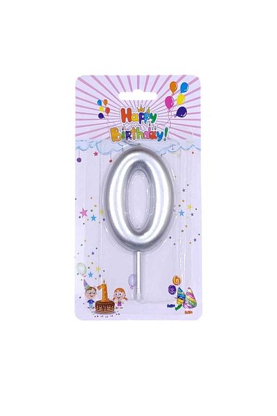 Party and Story Gray Party Candle 0