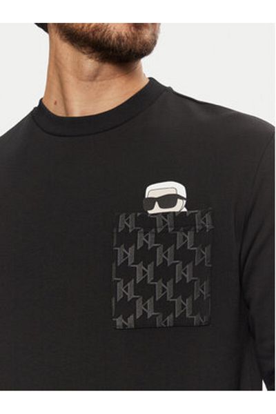 Karl Lagerfeld Mens Sweatshirt 705097 551951 Black