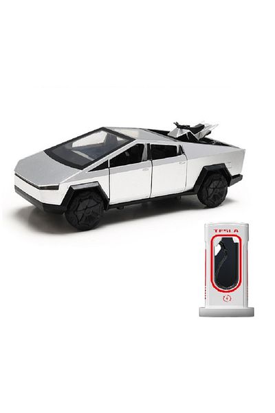 rexa Scale Die-Cast Tesla Cyber truck Model Car Set