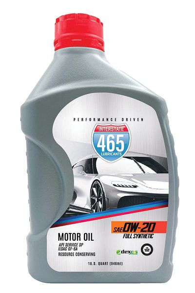 465 Fully Synthetic Engine Oil 946 ml 0W-20