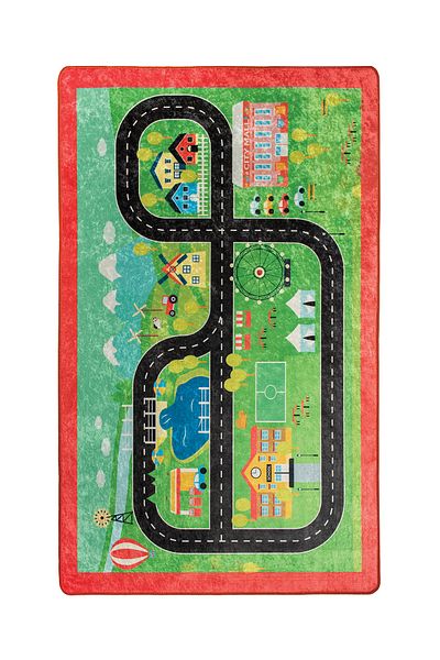 Chilai Home Covoare copii, 160 cm x 100 cm , Antibacterian, netoxic , Baza anti-alunecare