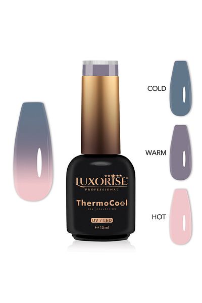 LUXORISE Oja semipermanentă termică ThermoCool în 3 culori - Sissy Smile 10ml