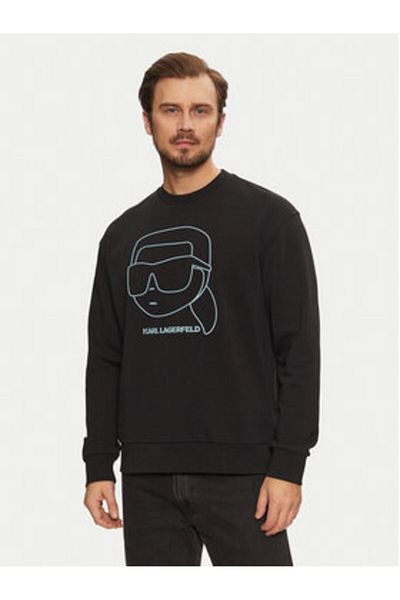 Karl Lagerfeld Mens Sweatshirt 705176 551900 Black