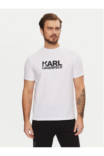 Karl Lagerfeld Men's T-Shirt 755087 551235 White