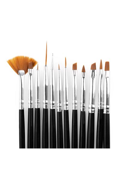 Cupio Set of 12 manicure brushes for painting