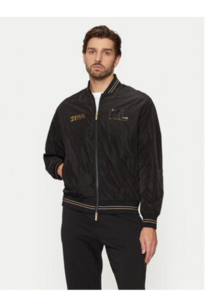 Karl Lagerfeld Mens Bomber Jacket 505405 551501 Black