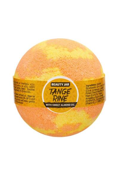 Beauty Jar Minge de baie efervescentă cu mandarină, borcan de frumusețe, 150 g
