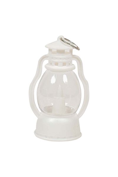 Party and Story Ramadan lantern for home decoration, 13CM*6 CM white 12 pieces