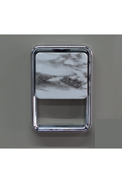 BafArt Krom Doğal Mermer Dolap Kulbu 96mm