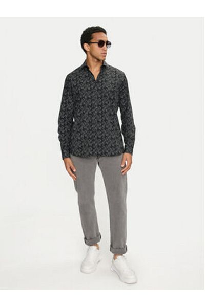 Karl Lagerfeld Mens Shirt 605000-544653 Black