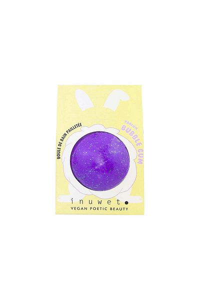Inuwet Minge de baie cu sclipici și aromă de gumă de mestecat, Inuwet, 120 gr