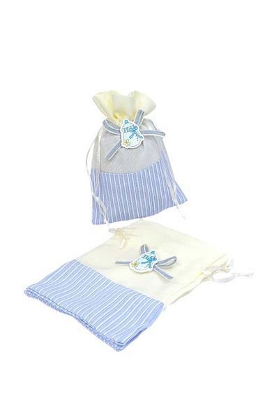 Party and Story Newborn baby gift bags made of fabric, 12 pieces Size16CM Ã—11.50