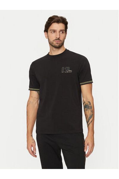 Karl Lagerfeld karl lagerfeld Men's T-Shirt 755463 551235 Black