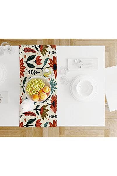 Ahsen Dekoratif 3D Dijital Baskılı Modern Runner 45x100 cm | Şık ve Etkileyic...