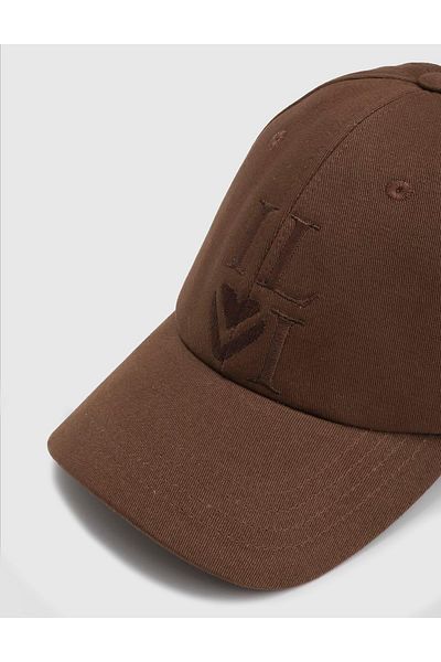 İLVİ Lali Gabardine Brown Women's Hat