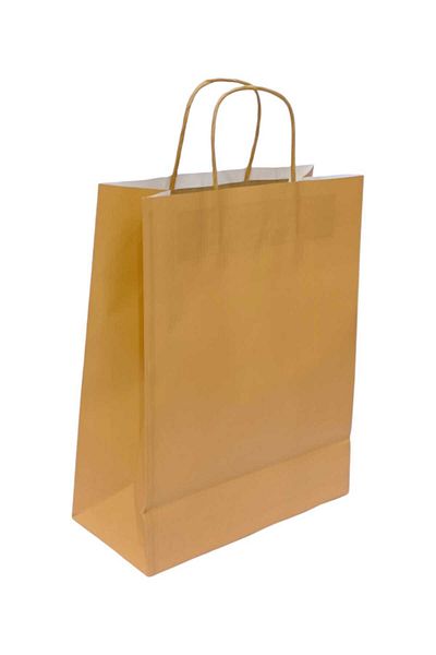 Party and Story Cream gift bags, 12 pieces S (8Ã—16Ã—22CM)