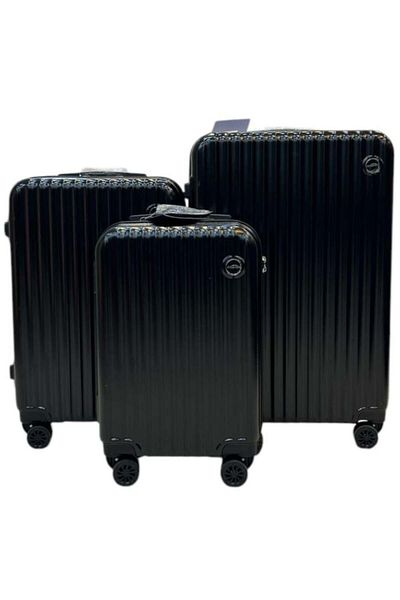 Generic 3-piece travel bags, excellent, anti-break, black color