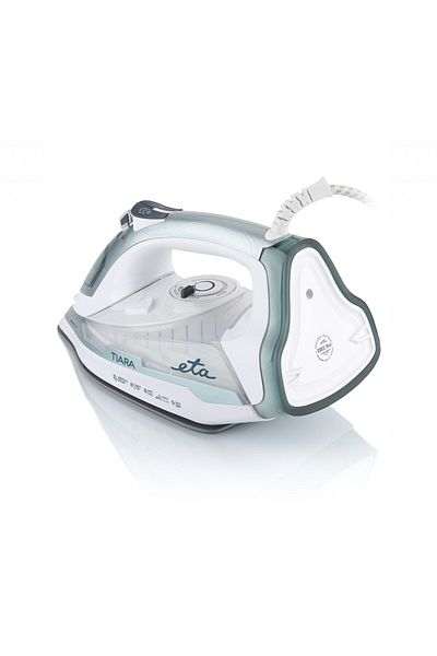 ETA Fier de calcat Tiara II 2269 90000, 2400 W, 450 ml, 140 g/min, talpa Eloxium