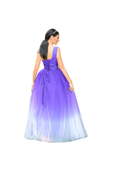 OEM Angelique purple gradient dress