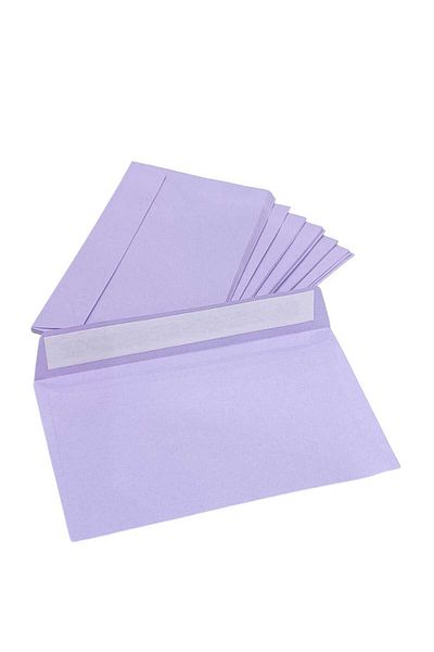 Party and Story Purple letter envelope, 20 pieces Size 16CM Ã—9.50CM