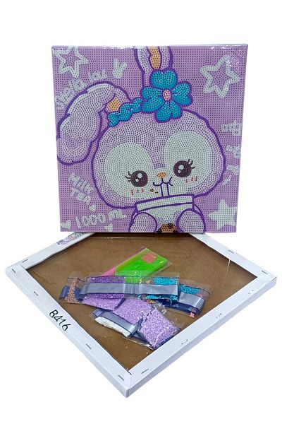 Party and Story Diamond painting kit for kids artwork