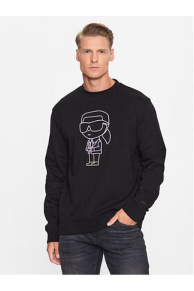 Karl Lagerfeld Mens Sweatshirt 705400-533910 Black
