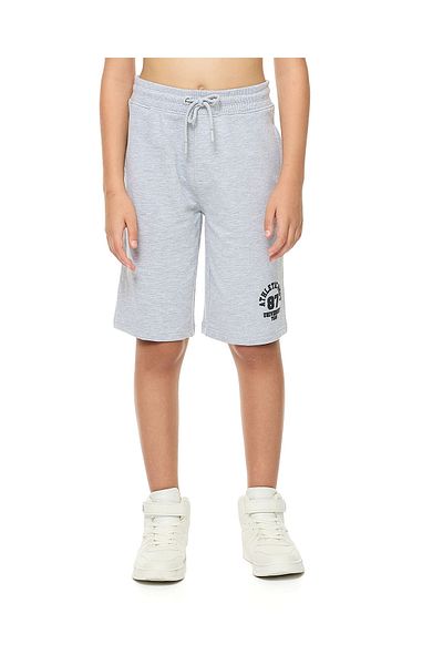 R&B Printed Bermuda Shorts with Drawstring Waist